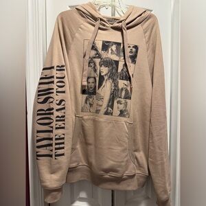 Taylor Swift Eras Tour 2023 Tan Hoodie